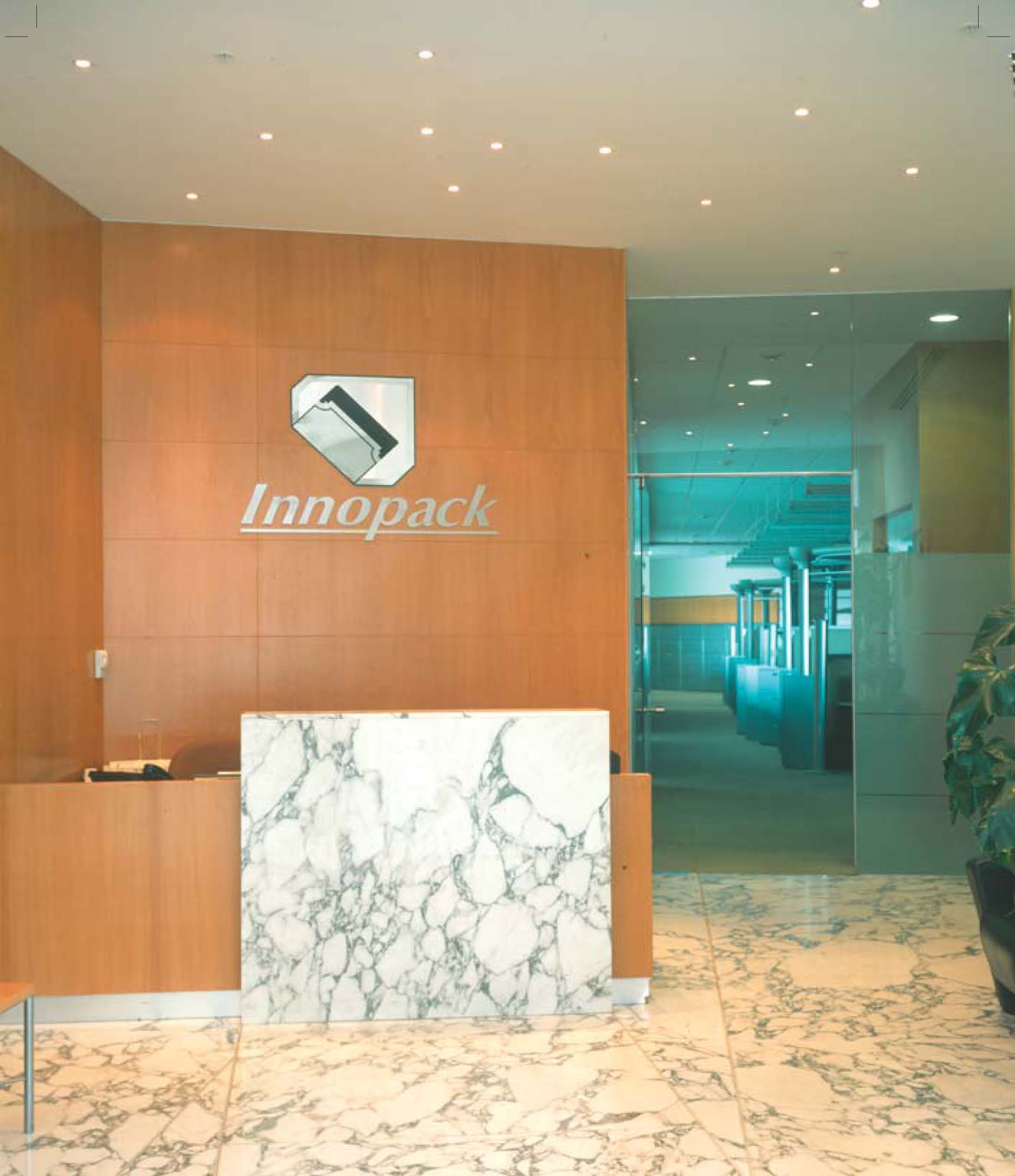 Innopack Lobby Reception Office Architecture Design Example